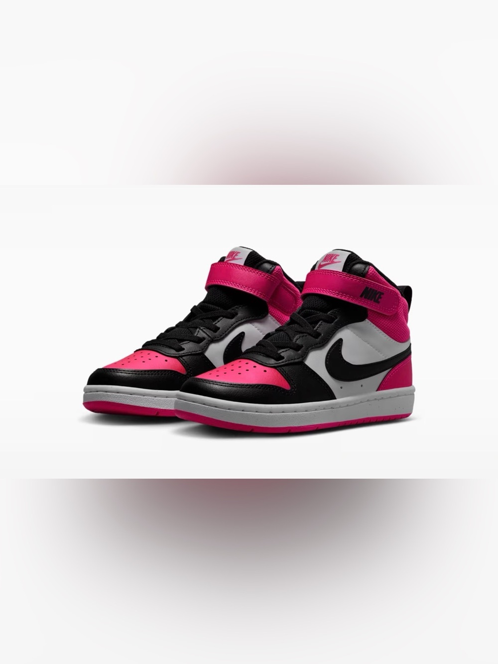 Nike Little Girls Court Borough Mid 2. Size 2